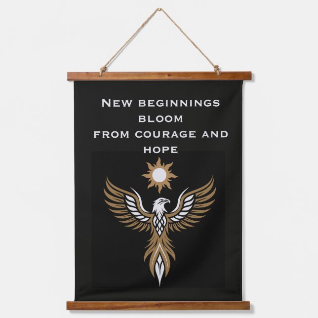 Tapiz Con Marco De Madera Starting Over Gift (Anverso)