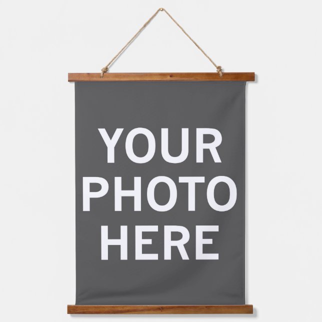 Tapiz Con Marco De Madera Su foto aquí (Anverso)