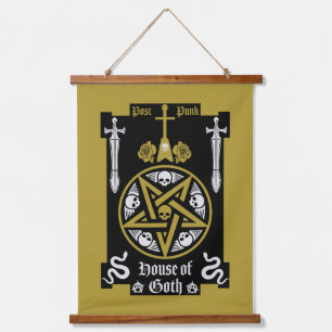 Tapiz Con Marco De Madera Subcultura gótico Post Punk Music