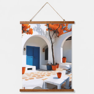 Tapiz Con Marco De Madera Sueños de terracota en Grecia