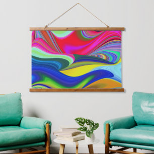 Tapiz Con Marco De Madera Summerrainbow , Resumen del Rainbowart 3D