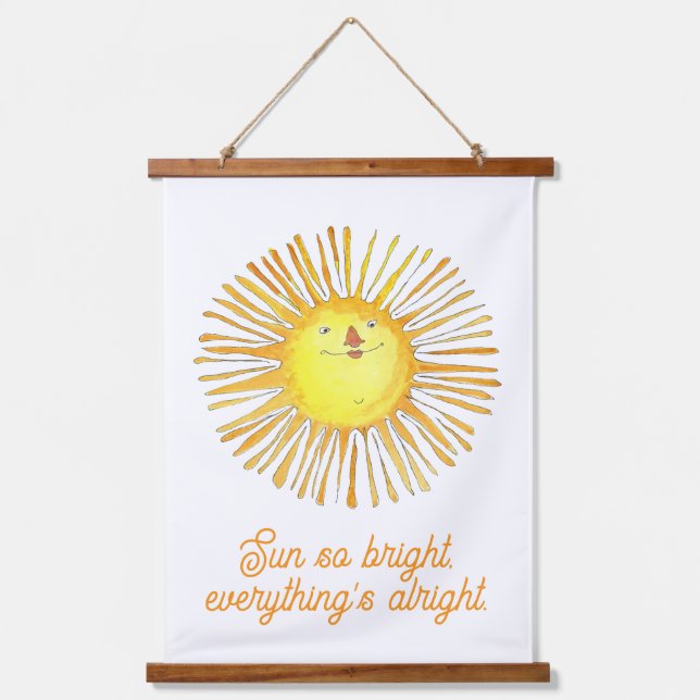 Tapiz Con Marco De Madera Sun so bright (Anverso)