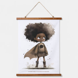 Tapiz Con Marco De Madera Super Héroe