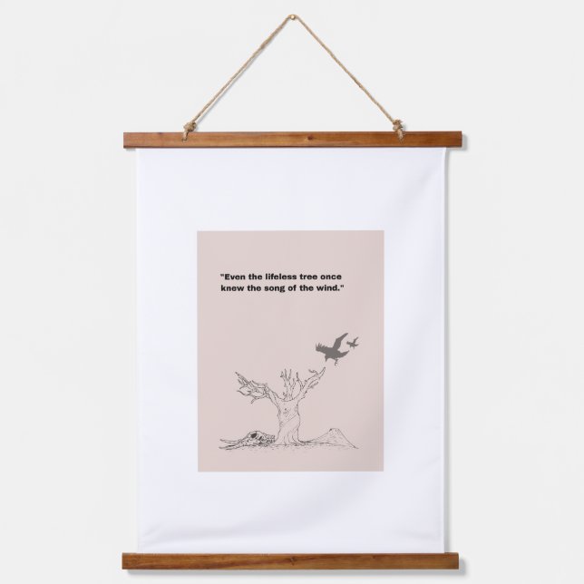 Tapiz Con Marco De Madera Susurros de los Withered (Anverso)