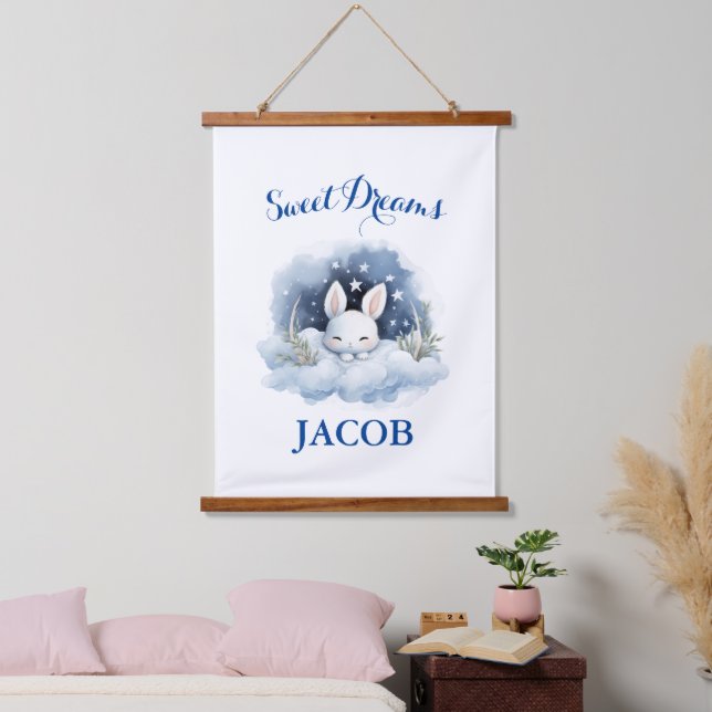 Tapiz Con Marco De Madera Sweet Dreams Cute (Dormitorio)