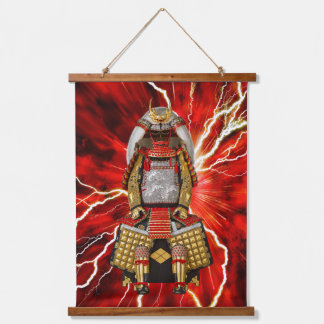 Tapiz Con Marco De Madera Takeda Shingen Samurai Armor Wall Tapestry