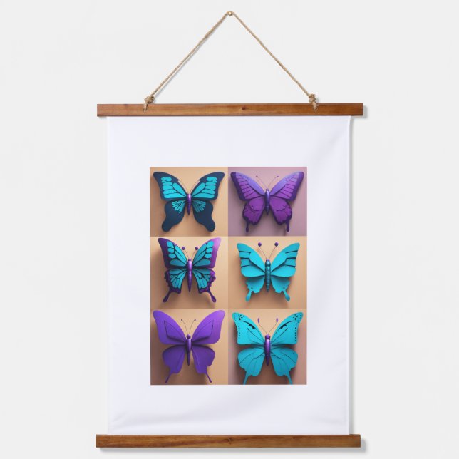 Tapiz Con Marco De Madera Tapas de arte mural (Anverso)