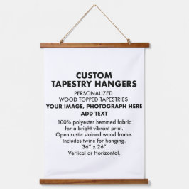 Tapiz Con Marco De Madera TAPESTRÍA personalizada personalizado 26"x36"