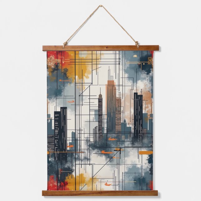 Tapiz Con Marco De Madera Tapestries (arte moderno) (Anverso)