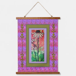 Tapiz Con Marco De Madera Tapestry - Simple Coneflower 