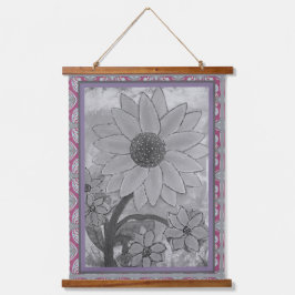 Tapiz Con Marco De Madera Tapestry - Sunflower Polkadot Center