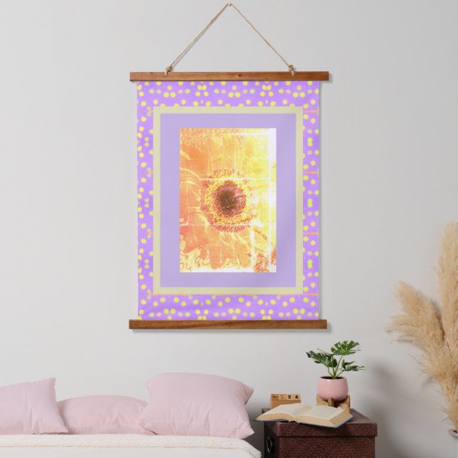 Tapiz Con Marco De Madera Tapestry - Sunflower Vendredi (Dormitorio)