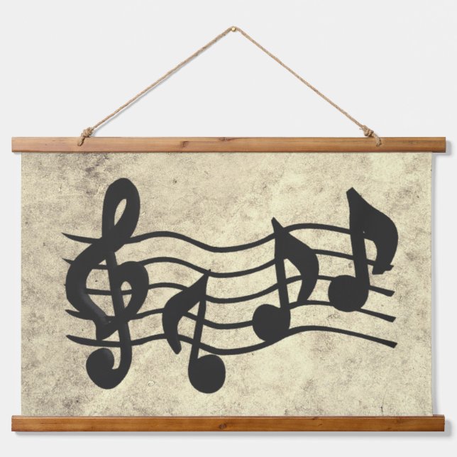 Tapiz Con Marco De Madera Tapisserie murale cadre en bois - Hanging Harmony (Anverso )