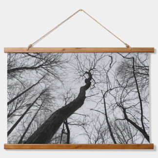 Tapiz Con Marco De Madera Tapiz_Árbol_Ondulado