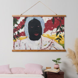 Tapiz Con Marco De Madera Tapiz de Arte Africano