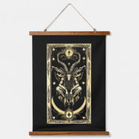 Tapiz de Baphomet de oscuridad sin edad