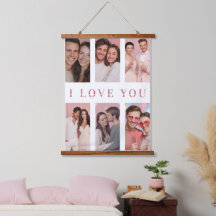 Tapiz de Fotos Personalizados para Día de San Vale