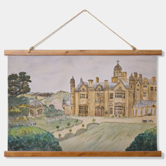 Tapiz Con Marco De Madera Tapiz de Harlaxton Manor