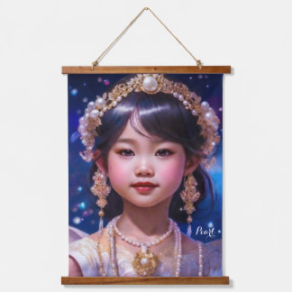 Tapiz Con Marco De Madera Tapiz de la Perla