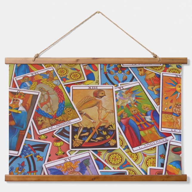 Tapiz Con Marco De Madera tapiz de tarjetas de inicio (Anverso )