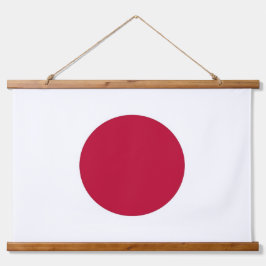 Tapiz Con Marco De Madera Tapiz mural con bandera de Japón