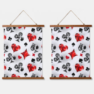 Tapiz Con Marco De Madera Tarjeta de juego de jugador de póquer se adapta a 