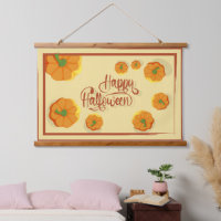 Tarjeta de saludo enmarcada Típografía de Hallowee
