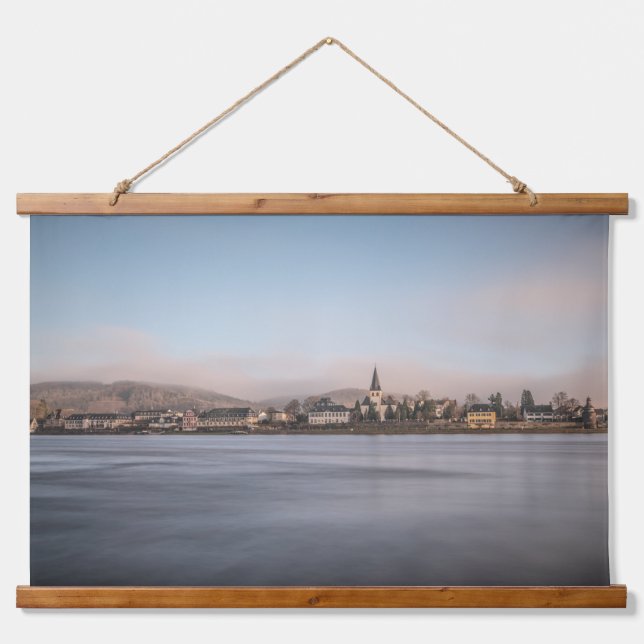 Tapiz Con Marco De Madera Tarjeta Unkel am Rhein (Anverso )