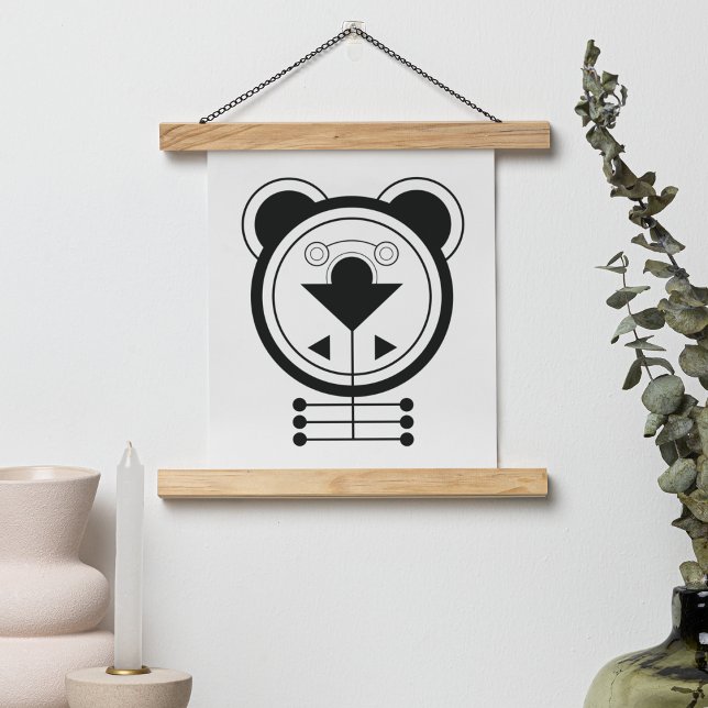 Tapiz Con Marco De Madera Tatsu Dragon Zodiac Celestial (Transform your space with the fierce presence of the Tatsu Dragon zodiac tapestry.
)