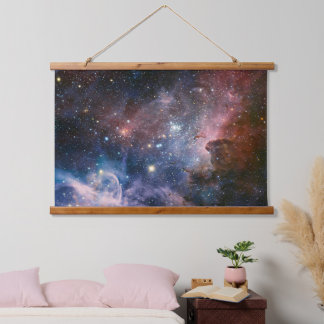 Tapiz Con Marco De Madera Telescopio Hubble de la Nebulosa de la Carina Roja