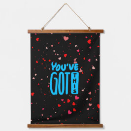 Tapiz Con Marco De Madera Tengo esta tipografía