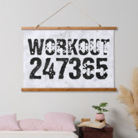 Texto escrito y raspado Workout 247365 rústico