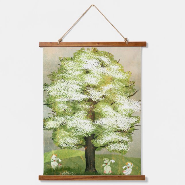 Tapiz Con Marco De Madera The Beltane Ghosts (Anverso)