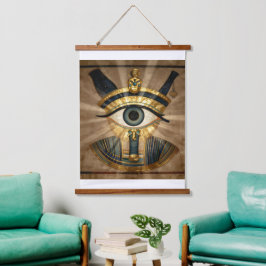 Tapiz Con Marco De Madera The Egyptian Eye´9