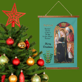 Tapiz Con Marco De Madera The Expectant Madonna with Saint Joseph