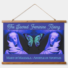 Tapiz Con Marco De Madera The Sacred Feminine Rising - Mary of Magdala 