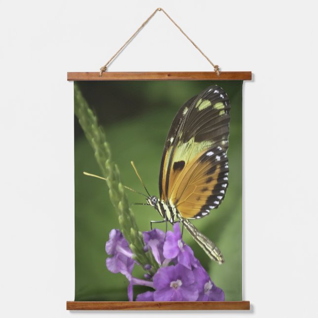 Tapiz Con Marco De Madera Tigerwing Butterfly Hanging Tapestry (Anverso)