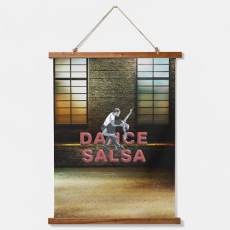 Tapiz Con Marco De Madera TOP Dance Salsa