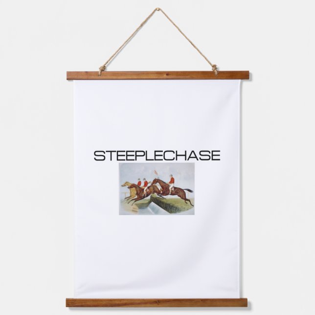 Tapiz Con Marco De Madera TOP Steeplechase (Anverso)
