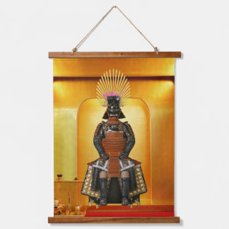 Tapiz Con Marco De Madera Toyotomi Hideyoshi Samurai Armor Wall Tapestry