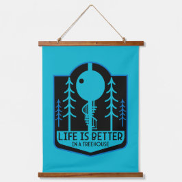 Tapiz Con Marco De Madera Treehouse Homes