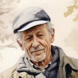 Tapiz Con Marco De Madera Tres sabios