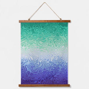 Tapiz Con Marco De Madera Trippy Ripply Funky Boho MLM Hombres que Aman a Ho