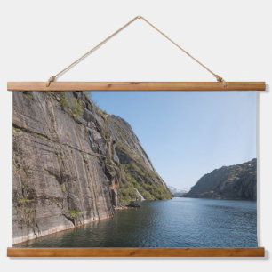 Tapiz Con Marco De Madera Trollfjord Lofoten