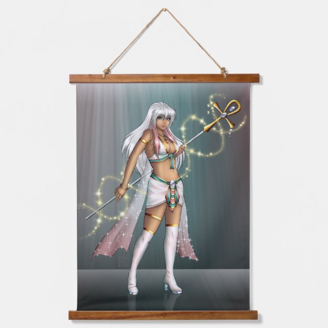 Tapiz Con Marco De Madera TSDS: Isis, Diosa de la Santa (Anverso)