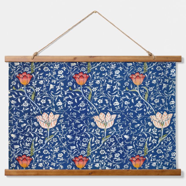 Tapiz Con Marco De Madera Tulipán, William Morris (Anverso )