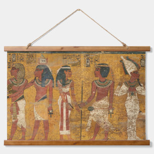 Tapiz Con Marco De Madera Tumba Tutankhamun, muralla norte
