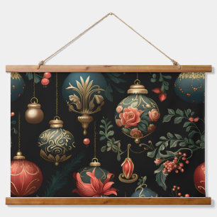 Tapiz Con Marco De Madera Twilight Ornament Garden Botanical