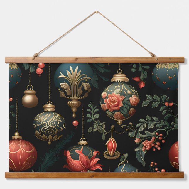 Tapiz Con Marco De Madera Twilight Ornament Garden Botanical (Anverso )