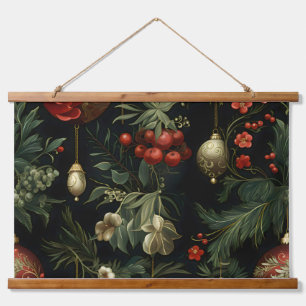 Tapiz Con Marco De Madera Twilight Ornament Garden Botanical
